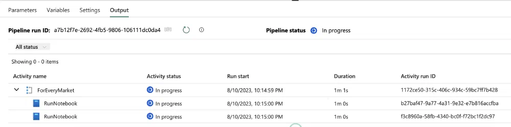 First run